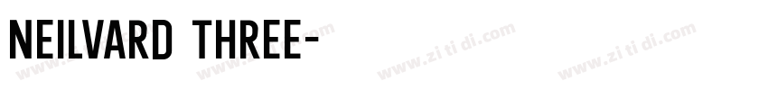 Neilvard Three字体转换 Neilvard Three字体转换